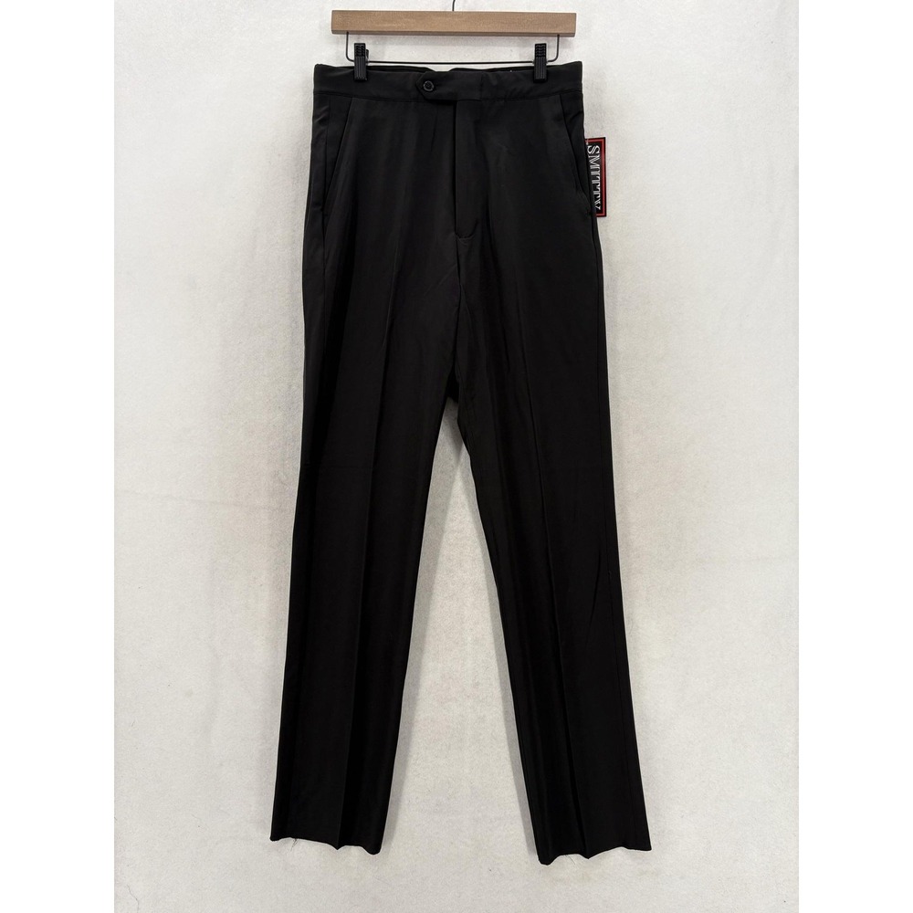 Smitty Basketball Officials Pants Mens 31 Black Stretch Referee Uniform Sport